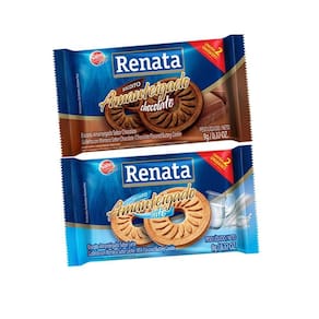 Biscoitos Amanteigados Sache Renata Chocolate Leite - 320Un