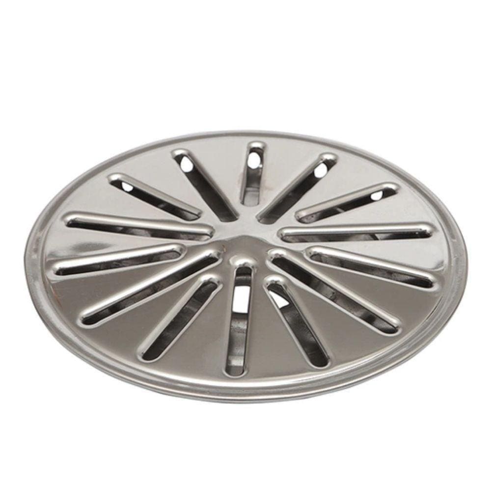 Dispositivo Dreno De Fundo Encaixe 50Mm Anti-Turbilhão Em Inox Para Piscina De Alvenaria
