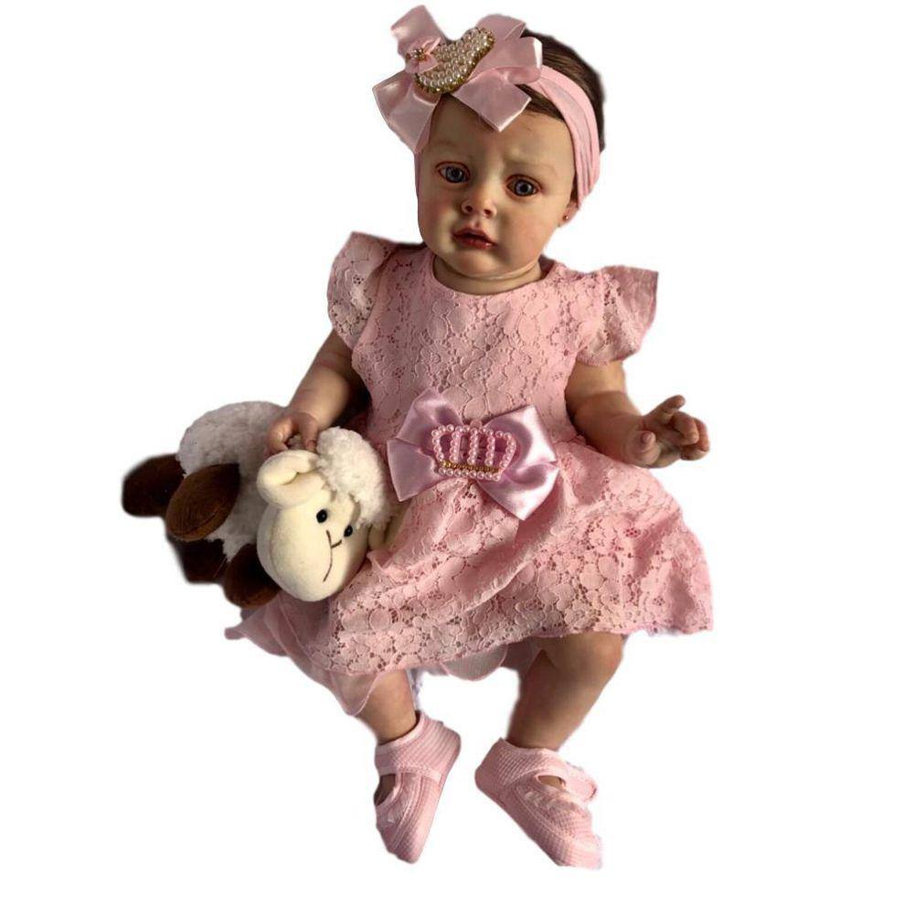 Boneca Reborn - Anny Doll Baby - Bailarina - 42cm - Cotiplás