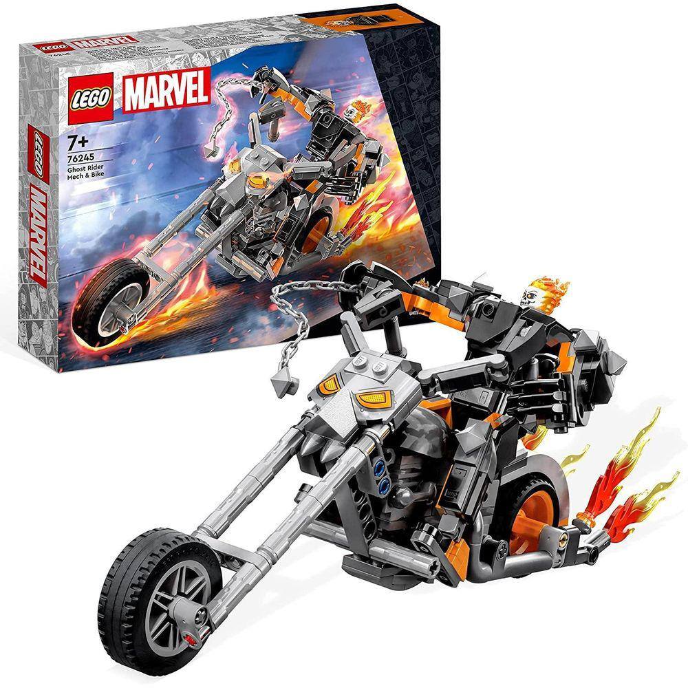 LEGO Robô Motoqueiro Fantasma e Moto Marvel