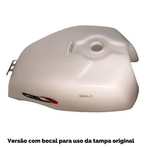 Tanque Cb400/450 Branco Semi Transparente - Plastico Gili