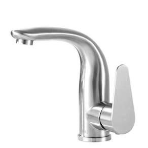 Torneira Monocomando Inox Escovado Banheiro Cozinha