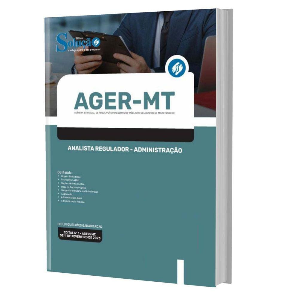 Apostila Ager Mt - Analista Regulador - Administração