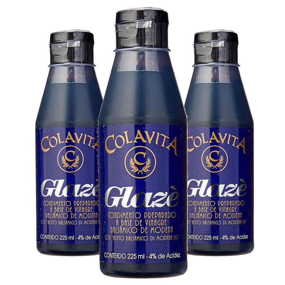 Vinagre Balsâmico De Modena Colavita Glaze 250Ml 3X
