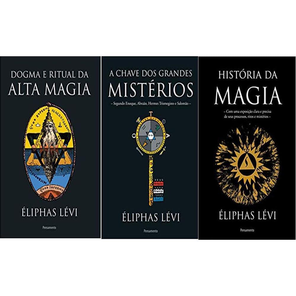 Kit Livro Dogma Ritual Alta Magia + História + A Chave