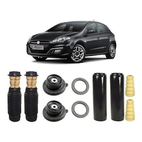 4 Kit Coxim Dianteiro + Batente Traseiro Bravo 2011 2012 13