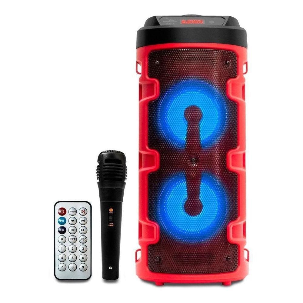 Caixa De Som Portátil Amplificadora Bluetooth Usb 480W