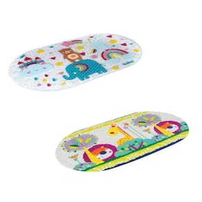 Kit 2 Tapetes Box Chuveiro Antiderrapante Segurança Bebe