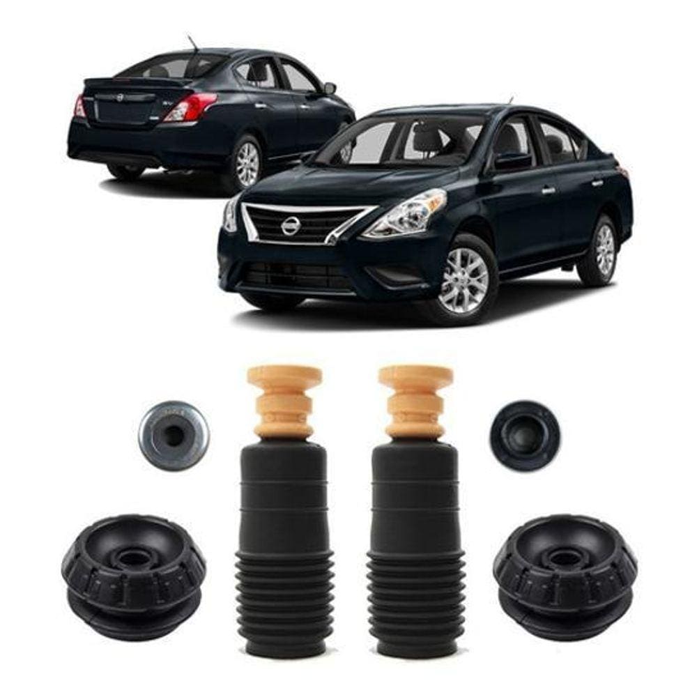 Par Kit Batente Suspensão Dianteira Versa 2016 2017 2018 19