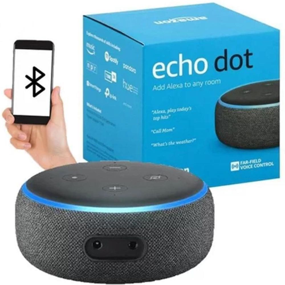 Assistente Pessoal Alexa Terceira Geração Caixa De Som