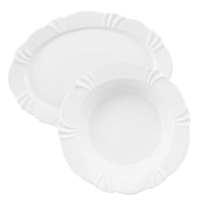 Conjunto De Baixelas Com 2 Peças Soleil White