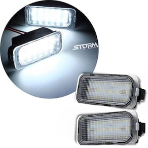 Par Luz Placa Ford Ka New Fiesta Focus Ecosport Led Branco