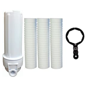 Filtro Cavalete Caixa Dágua Completo + 03 Refis Extras