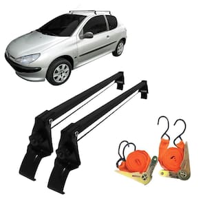 Rack Teto Peugeot 2 Pts 206 E 207 99 A 15 + 2 Cintas Catraca