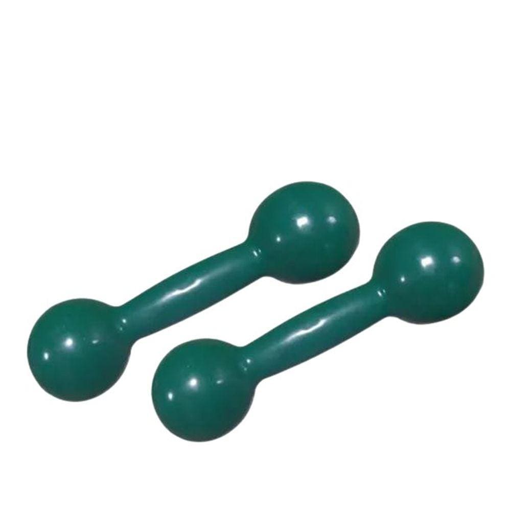 Par Halter Super Premium Bola Emborrachado 4Kg Peso Academia