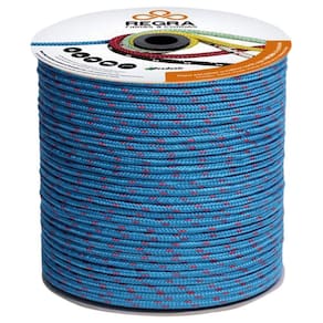 Corda Seda Trançada 10mm Azul Com 100 Metros Arteplas