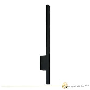Arandela De Parede Style Preto Luz Indireta Led 3000K 823 60