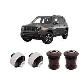 Kit 4 Bucha Bandeja Dianteira Jeep Renegade 2015 2016 2017