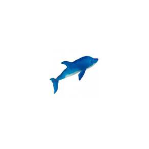 Golfinho De Pelúcia Real Azul 53 Cm Antialérgico