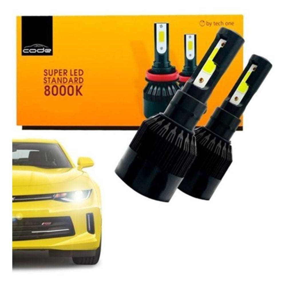 Kit Lampada Automotiva Led H4 8000K - Tech One