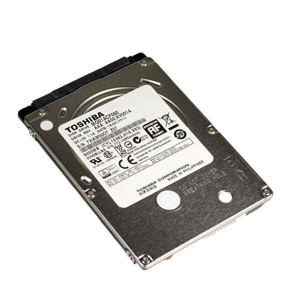 Hd Para Notebook Toshiba Mq01Acf050 Reemb 500Gb 7200Rpm