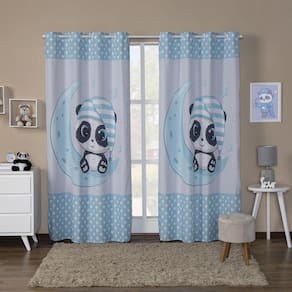 Cortina Estampada3,00X2,20Quarto Infantil Bebê Menina Menino