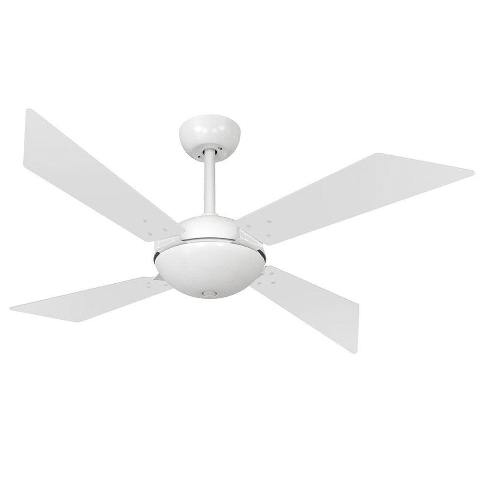 Ventilador De Teto Volare Branco Tech Office 4 Pás 110V