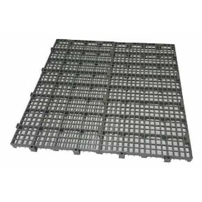 Kit 24 Pisos Plastico Cinza Estrado 50X25Cm