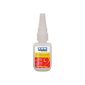 Cola Adesivo Instantâneo N°2 20 G 10 Un Tek Bond