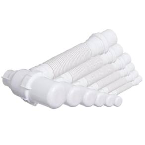 Kit 6 Un Sifão Copo Sanfonado Para Pias/Lavatórios Astra