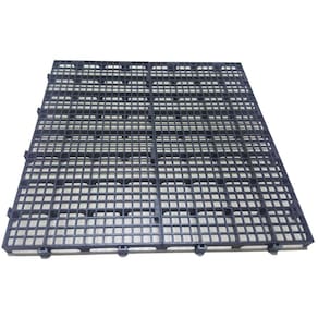 Kit 30 Pisos Plástico Preto Estrado Pallet Palete 50X25Cm