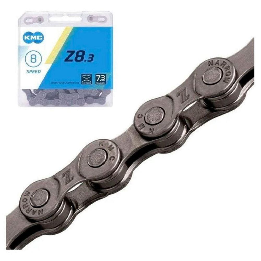Corrente Kmc Z8.3 116 Elos 8V Velocidades Speed, Mtb Bike