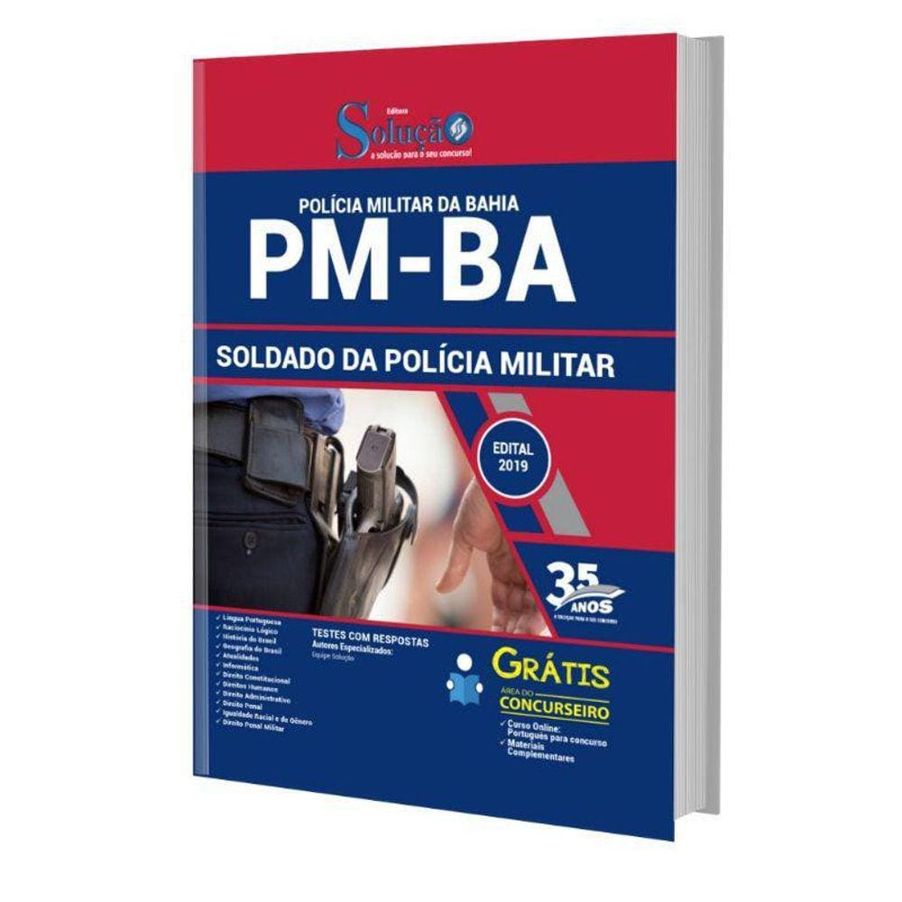 Apostila PM-BA em PDF - Oficial da Polícia Militar - CFO