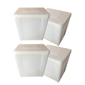 Pote Retangular 10L Tampa Onde Comprar - 4 Pçs