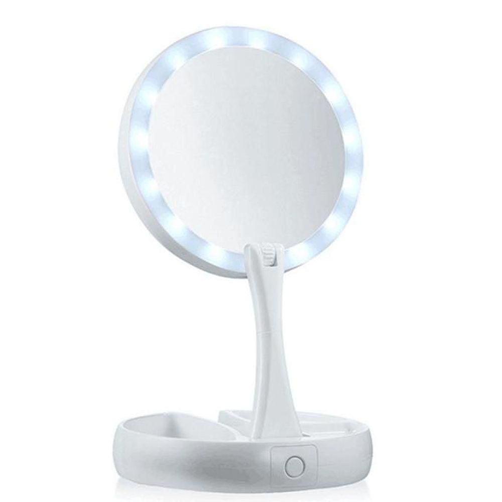 Espelho para Maquiagem com Luz Led