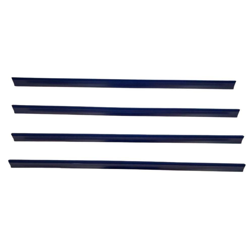 Porta Etiqueta Bandeja Gondola Lx 92 Cm Azul Kit25