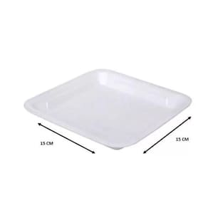 Bandeja De Isopor Rasa Fr1 Branca- 200 Unidades