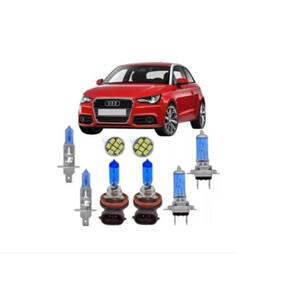 Kit Lâmpada Super Branca+ Led Pingo Audi A1 2010-2013 Farol