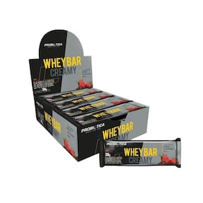 Whey Bar Creamy Caixa 12 Unidades 456G - Sabor: Morango