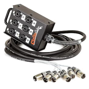 Medusa 6 Vias Com Conectores Combo - Cirilo Cabos 10M