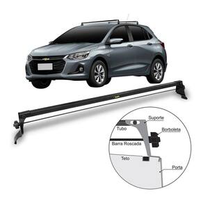 Rack De Teto Bagageiro Onix Turbo Sedan/ Hatch Ano 20/22