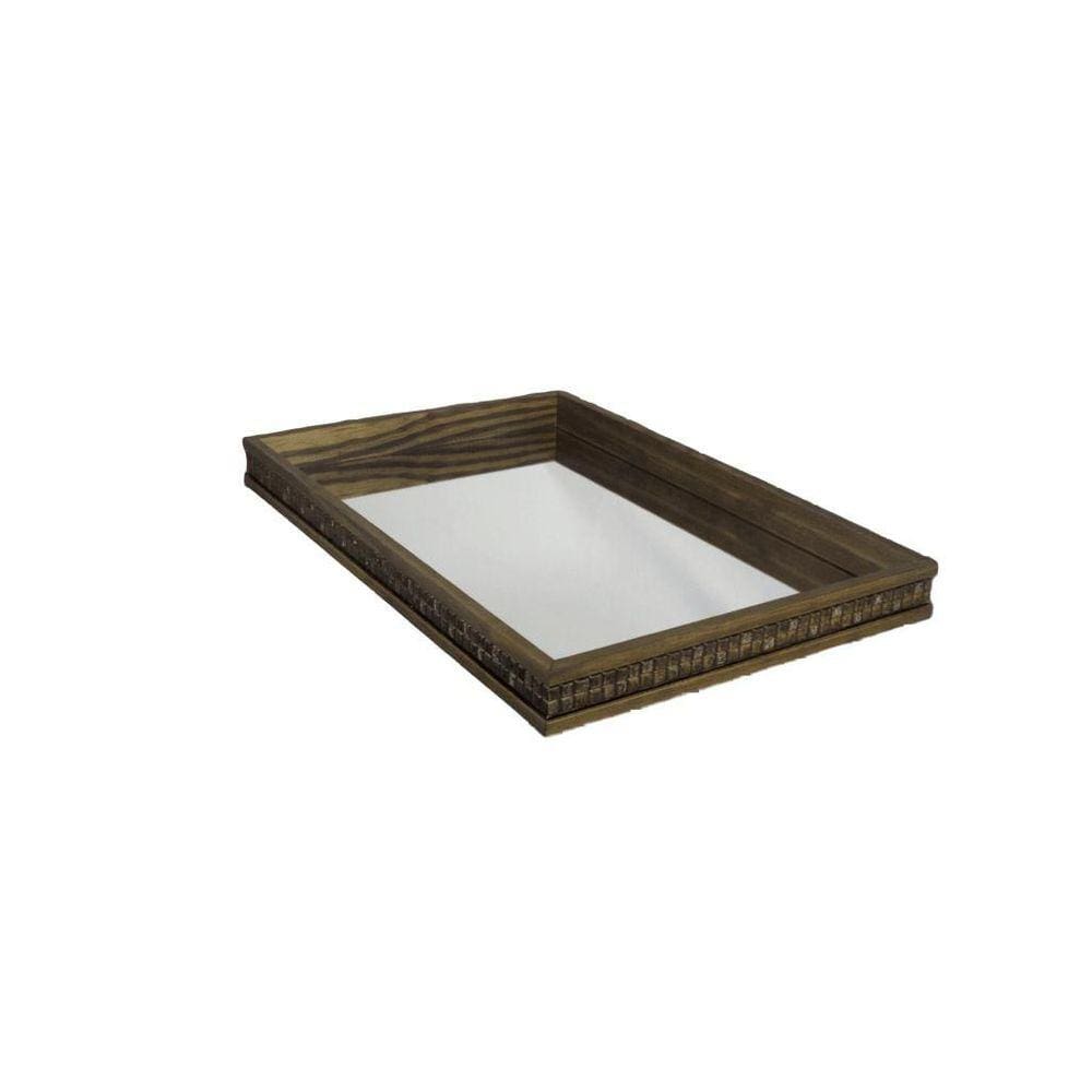 Bandeja Espelhada  30x45  Modelo Coquinho