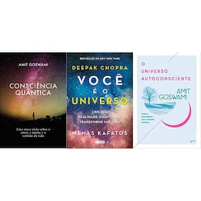 Kit 3 Livros Consciência Quântica + Você É O Universo + 1