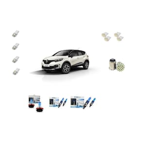 Farol Renault Captur 2017 A 2020 Kit Lâmpadas Super Brancas