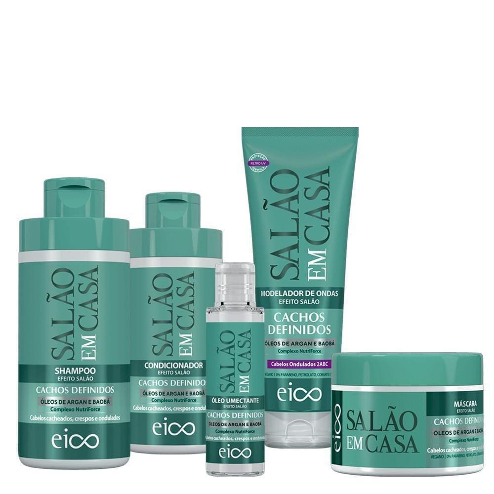 Eico Salão Em Casa Cachos Definidos Ondas 5 Produtos