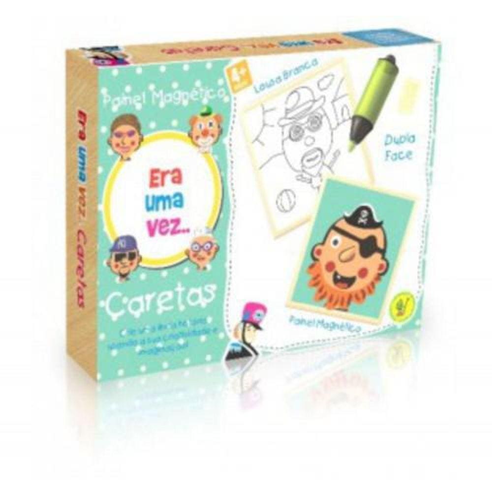 Painel Magnético Era Uma Vez...Caretas Brinquedo Educativo