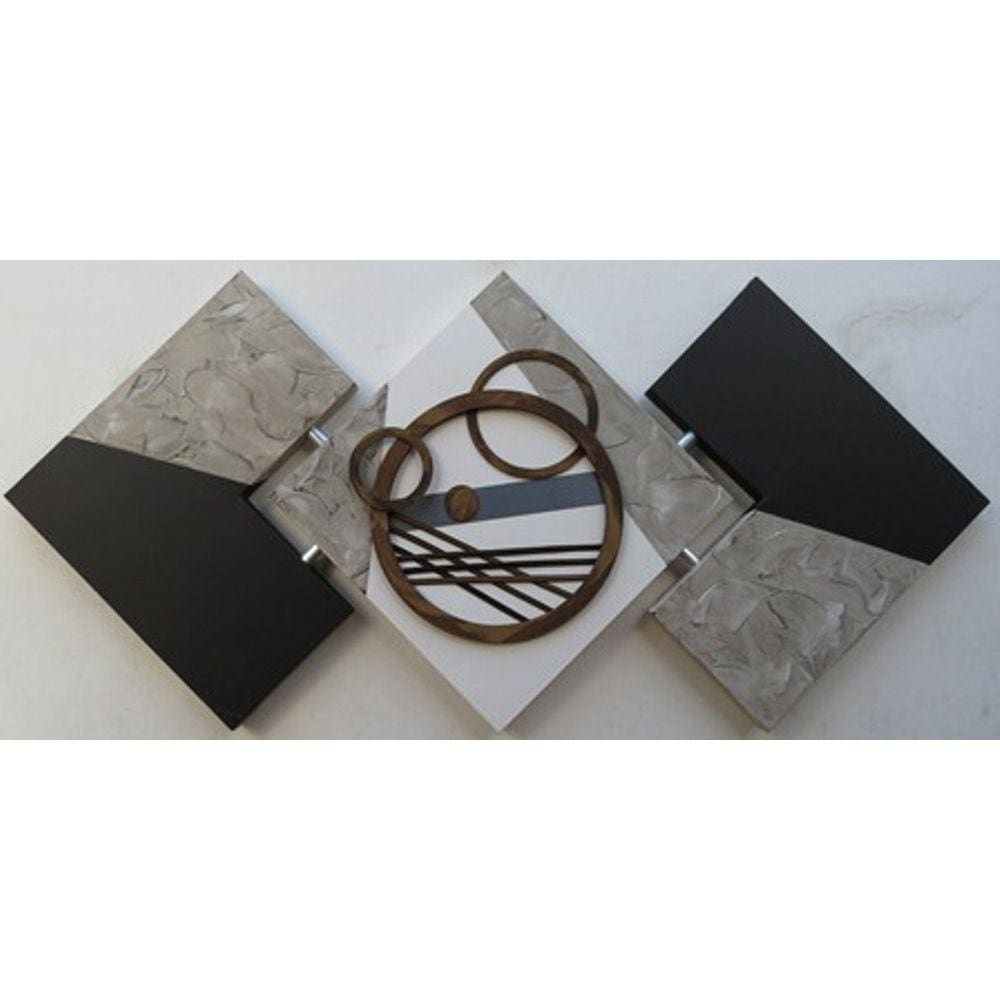 Quadro Abstrato Decorativo - 57x120cm