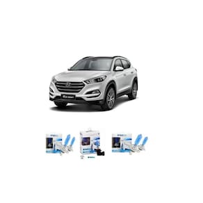 Farol New Tucson 2017 A 2019 Kit Lampada Alto Baixo E Milha