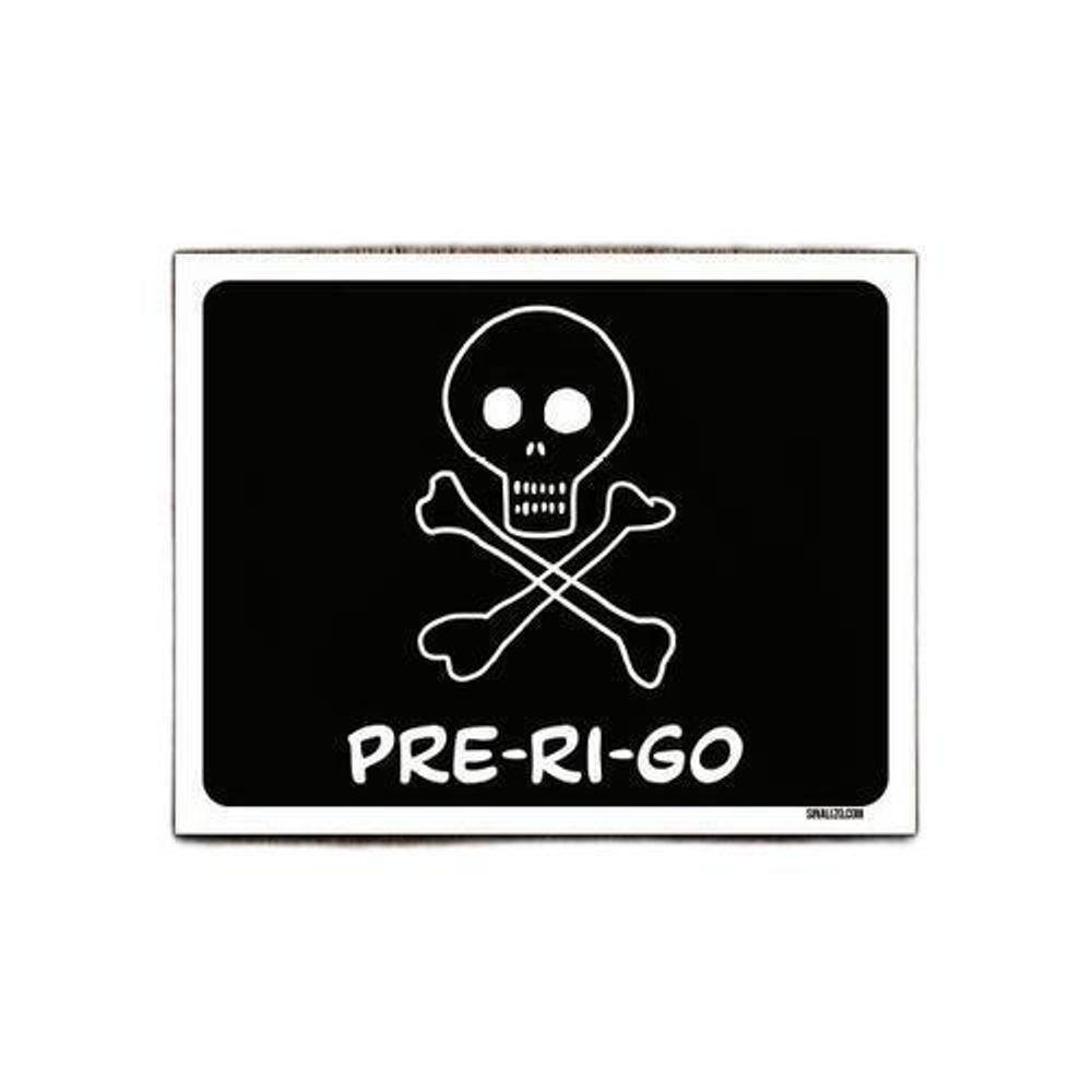 Kit 5 Placas Decorativa - Pre-Ri-Go