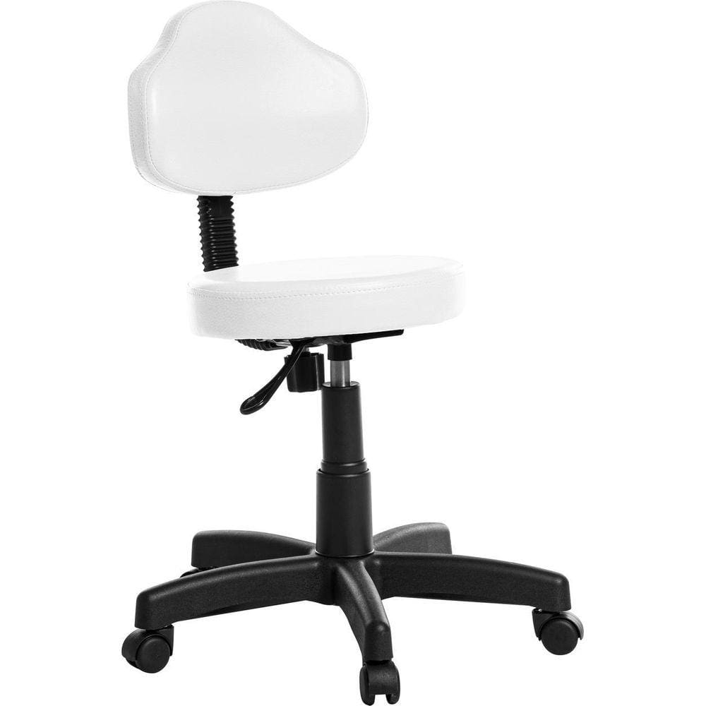 Cadeira Mocho Estética Clinica Plus Rv Cor Branco